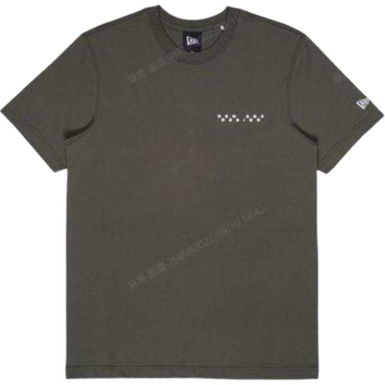 New Era T Shirts Unisex Khaki Crew Neck Moderate