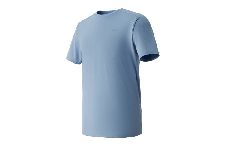 KOLON SPORT T Shirts Men's Sky Blue SK Crew Neck
