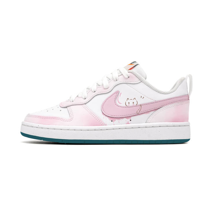 Nike Nike Court Borough 2 Skateboard Shoes Women's Low Top Pink