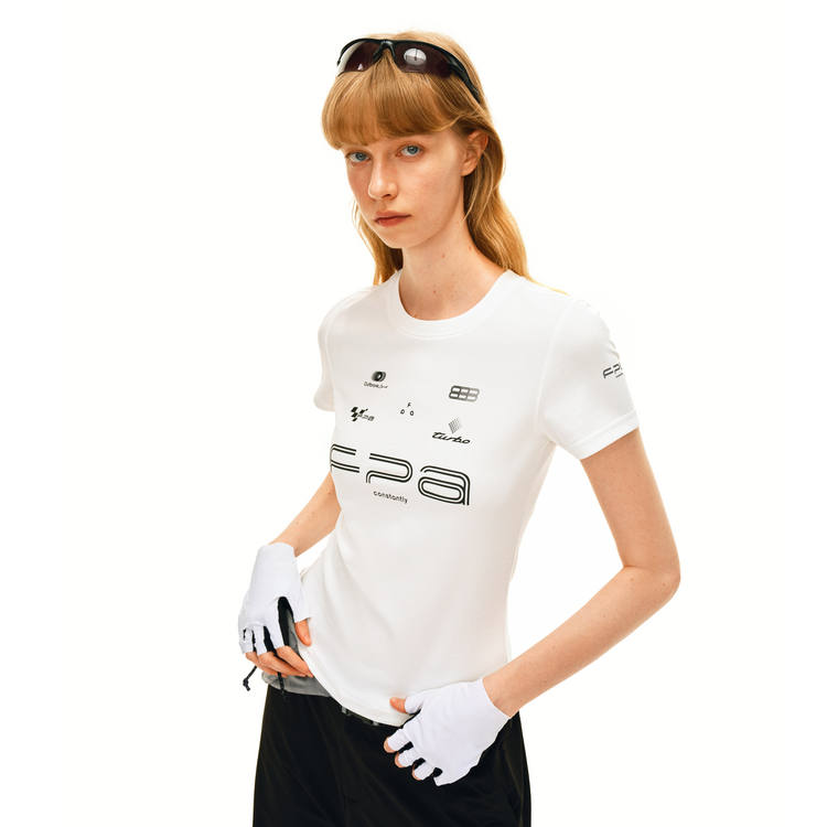 FPA T Shirts Women's Crew Neck Moderate Straight Fit