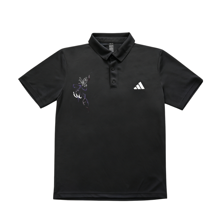 Adidas Adidas Polo Shirts Unisex Black Polo Collar Moderate Straight Fit