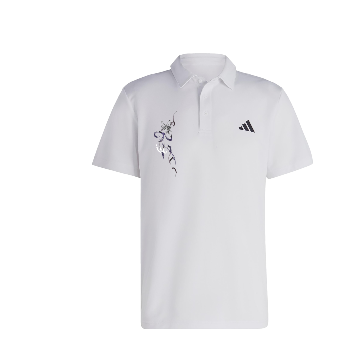 Adidas Adidas Tennis Polo Shirts Unisex White Moderate