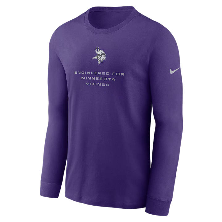 Nike Nike T Shirts Men's Purple Crew Neck Moderate