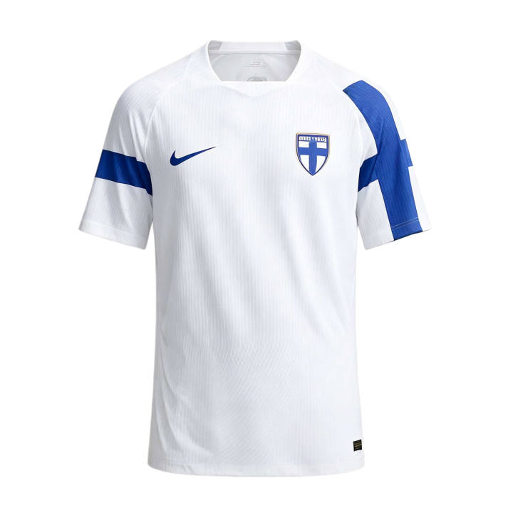 Nike Nike Finland National Team Soccer Jerseys Men's White/Bright Blue Moderate