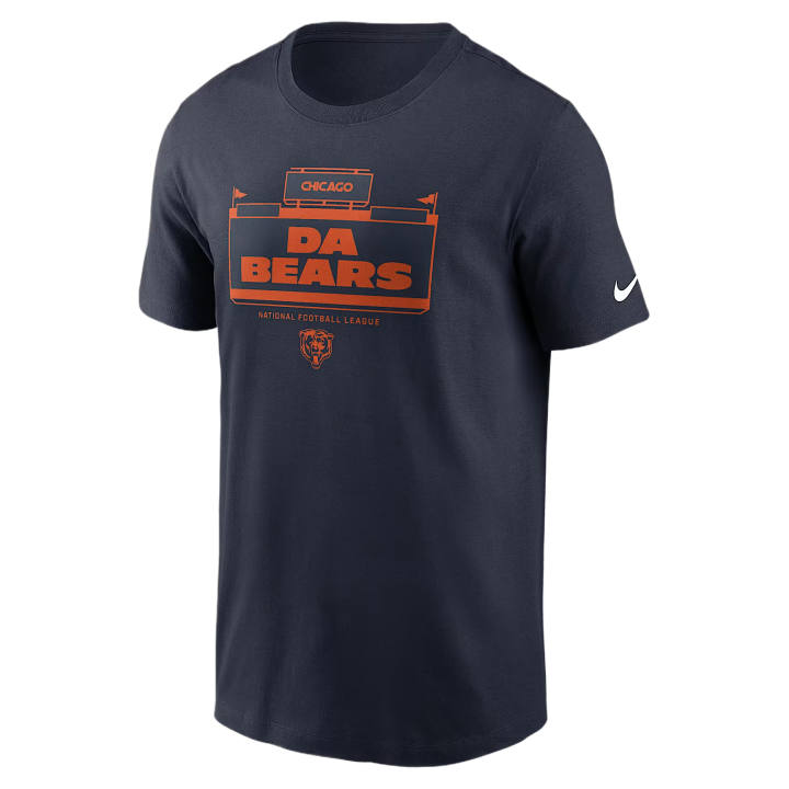 Nike Nike NFL T Shirts Men's Marine Blue Crew Neck Moderate