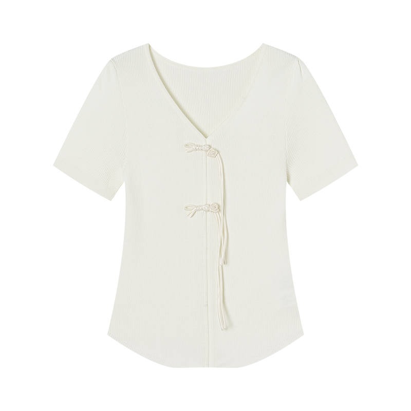 XIANGYING Knitwear Women's Ecru Thin