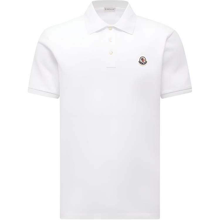 Moncler Moncler Logo Patch Short Sleeved Polo Shirt