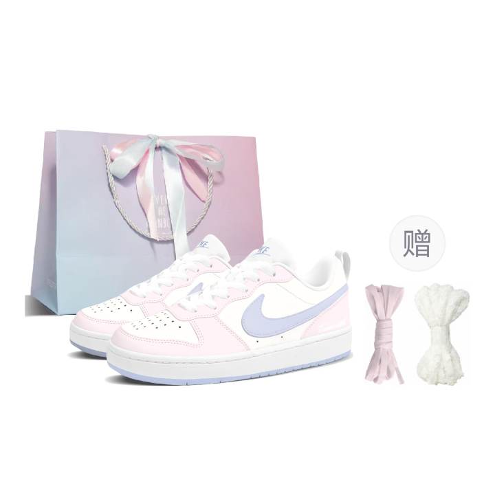 Nike Nike Court Skateboard Shoes Unisex Low Top Pink
