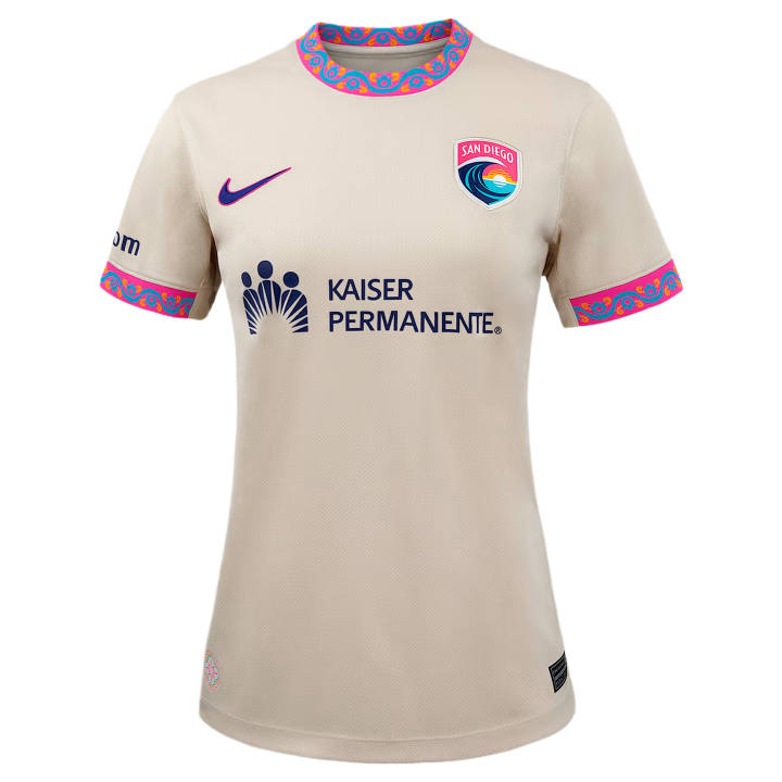 Nike Nike NWSL Soccer Jerseys Women's Sand Rafting Crew Neck Moderate