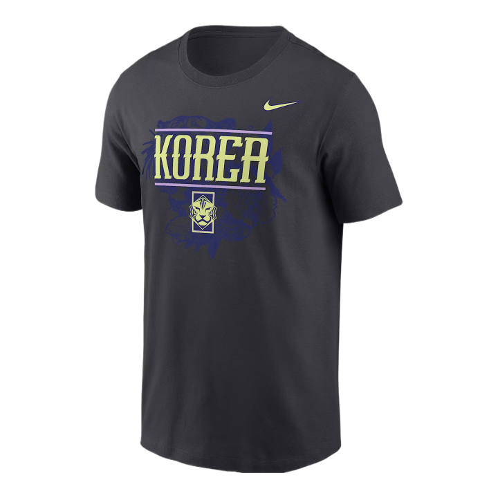 Nike Nike T Shirts Men's Anthracite Crew Neck Moderate