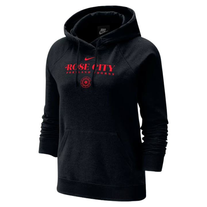 Nike Nike Sweatshirts Women's Black Hooded Non Detachable Moderate