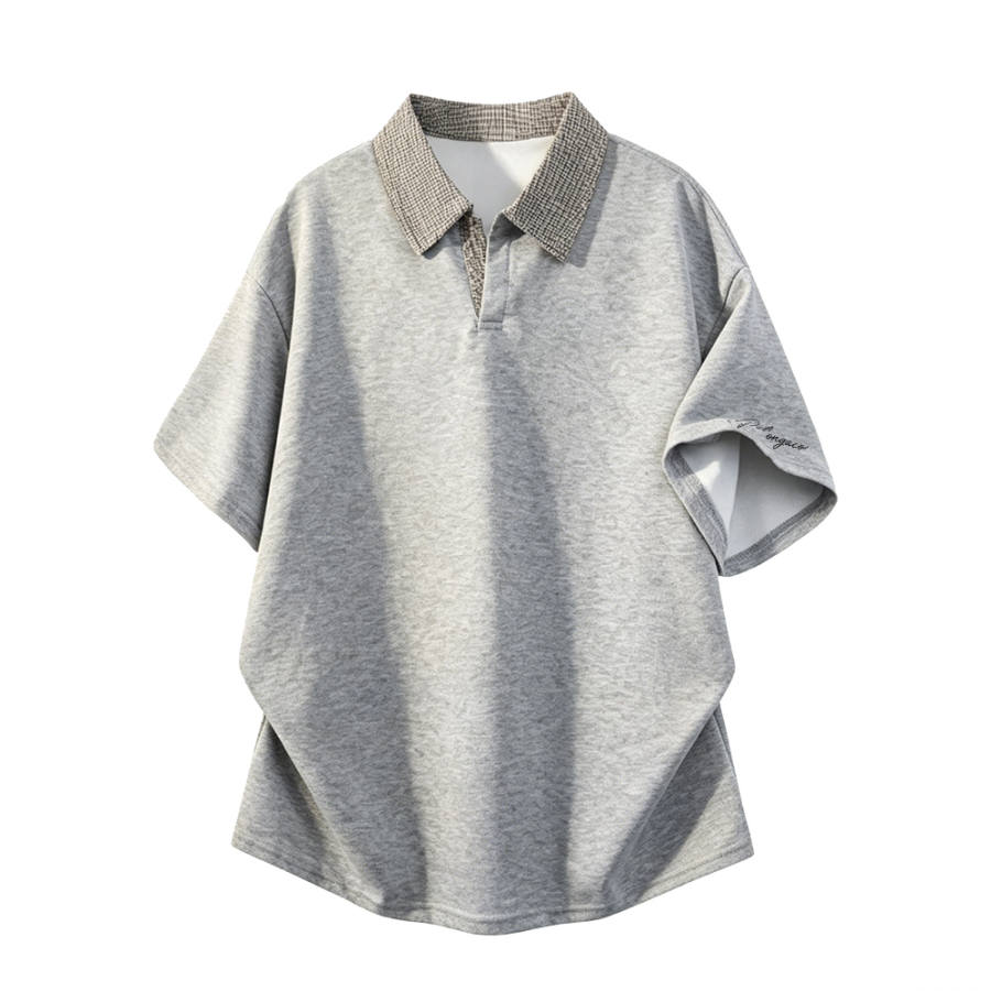 PAL ONGACO Polo Shirts Unisex Lapel Moderate Straight Fit