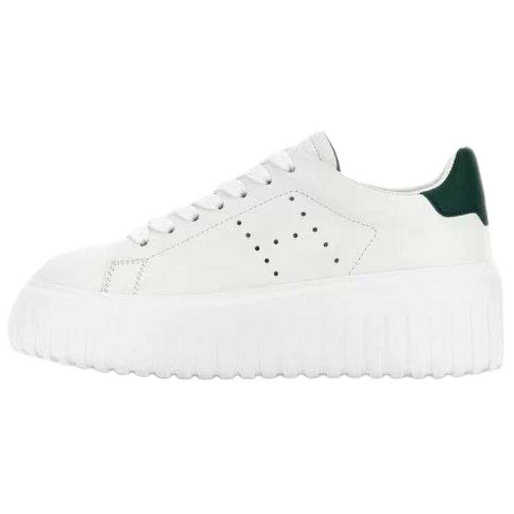 HOGAN H Stripes Casual Shoes Women's Low Top White