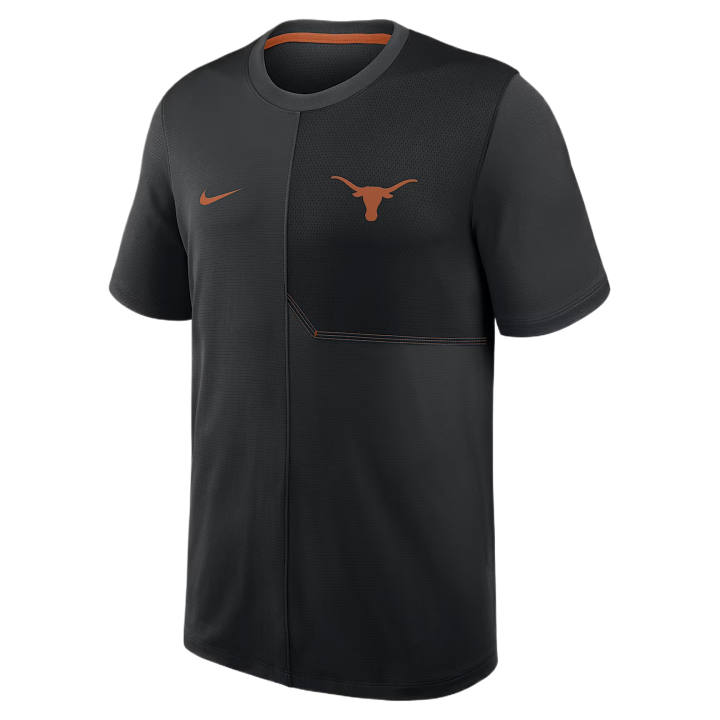 Nike Nike Dri Fit College T Shirts Men's Black Crew Neck