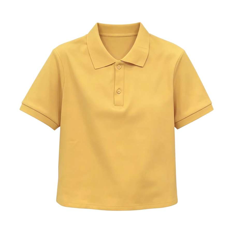 Sugarfunk Polo Shirts Women's Polo Collar Thin Straight Fit