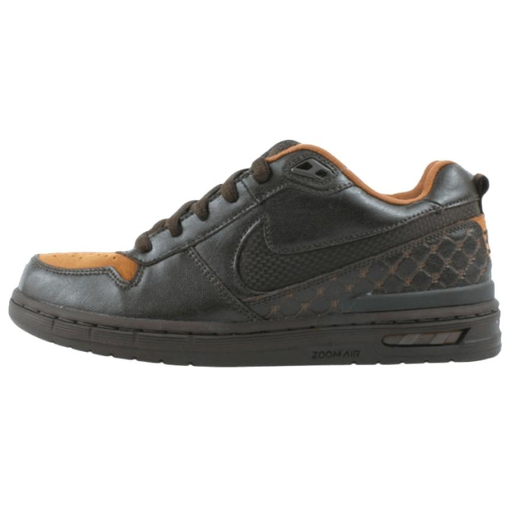 Nike Nike Paul Rodriguez Skateboard Shoes Unisex Low Top Black Brown