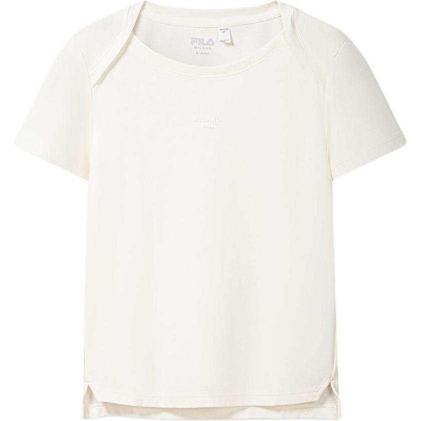 FILA MILANO T Shirts Women's Cloud White Moderate