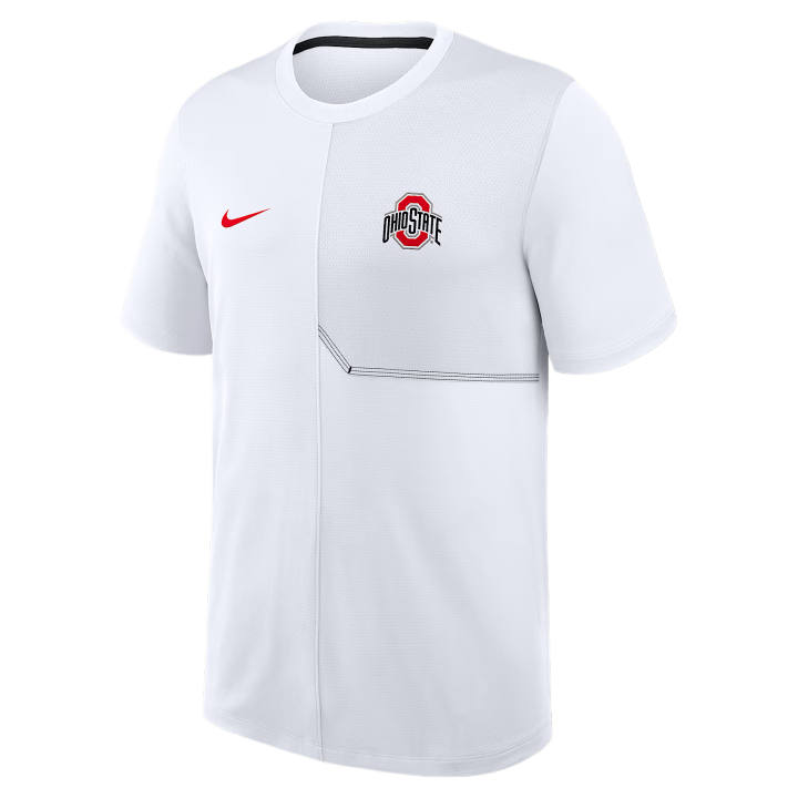 Nike Nike Dri Fit College T Shirts Men's White Crew Neck