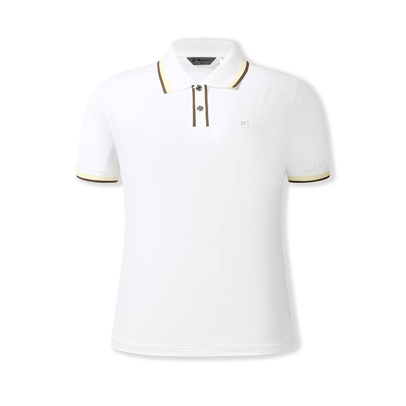FILA Golf Polo Shirts Women's Jade White Polo Collar Moderate Other