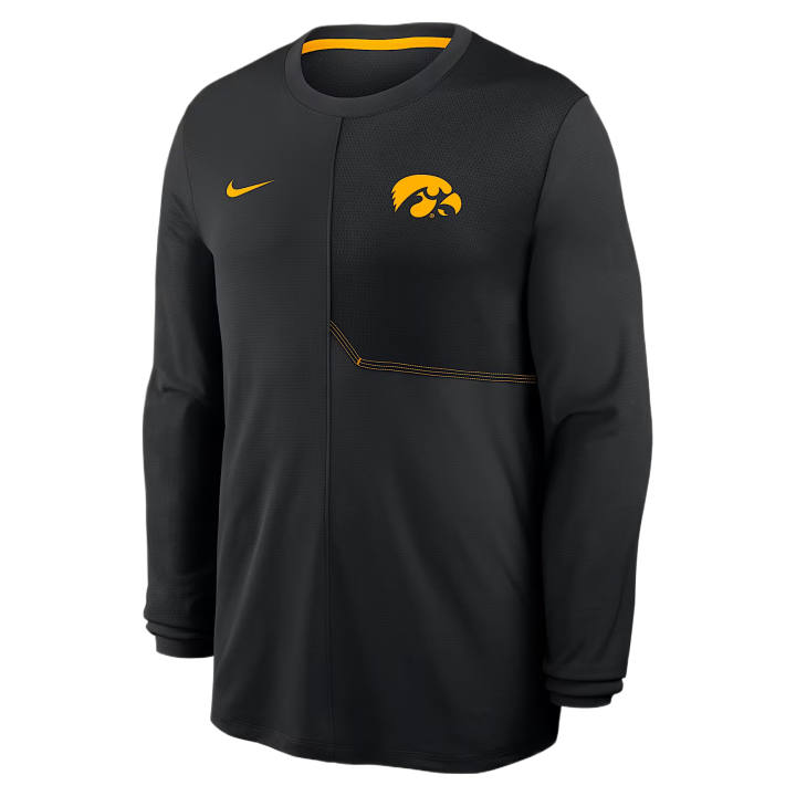 Nike Nike Dri Fit College T Shirts Men's Black Crew Neck
