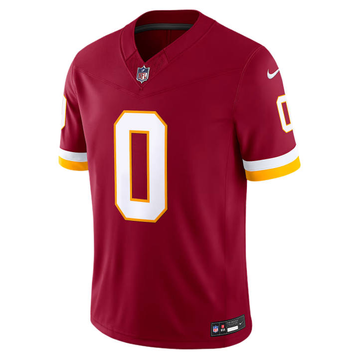 Nike Nike Dri Fit Rugby Jerseys Men's Burgundy Red V Neck Moderate
