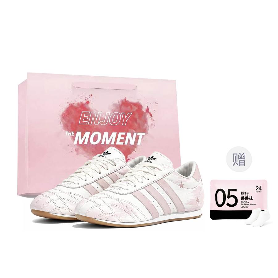 Adidas Originals Taekwondo Training Shoes Women's Low Top White/Pink