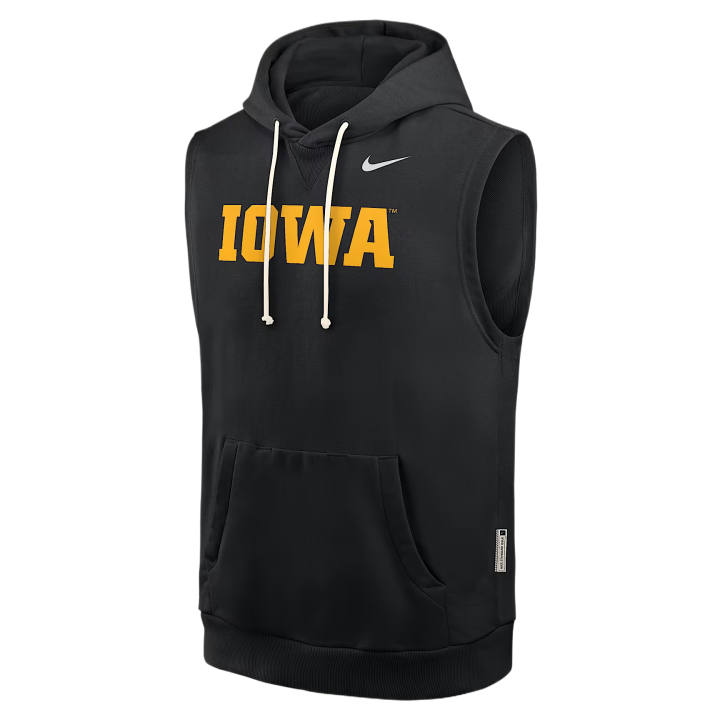 Nike Nike Dri Fit College Sweatshirts Men's Black Hooded Non Detachable Moderate