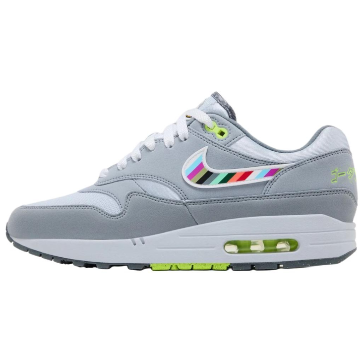 Nike Nike Air Max 1 Running Shoes Unisex Gray White