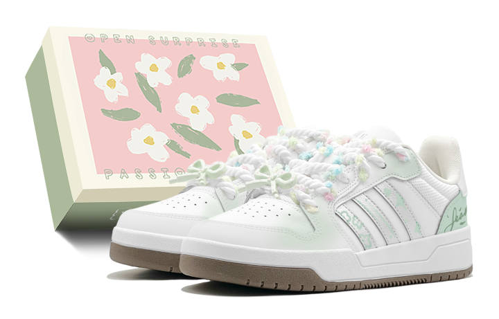 Adidas Adidas ENTRAP Skateboard Shoes Unisex Low Top White