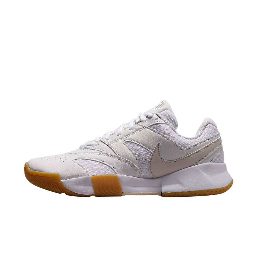 Nike Nike Court Lite 4 Tennis Shoes Women's Low Top White/Peak White/Linen/Light Orewood Brown