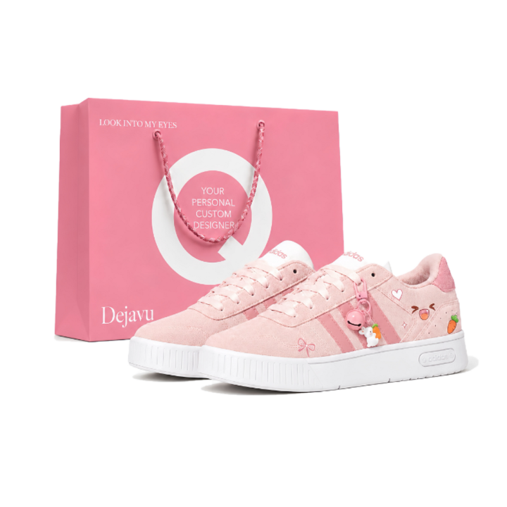 Adidas Adidas D PAD CLASSIC Skateboard Shoes Unisex Low Top Pink