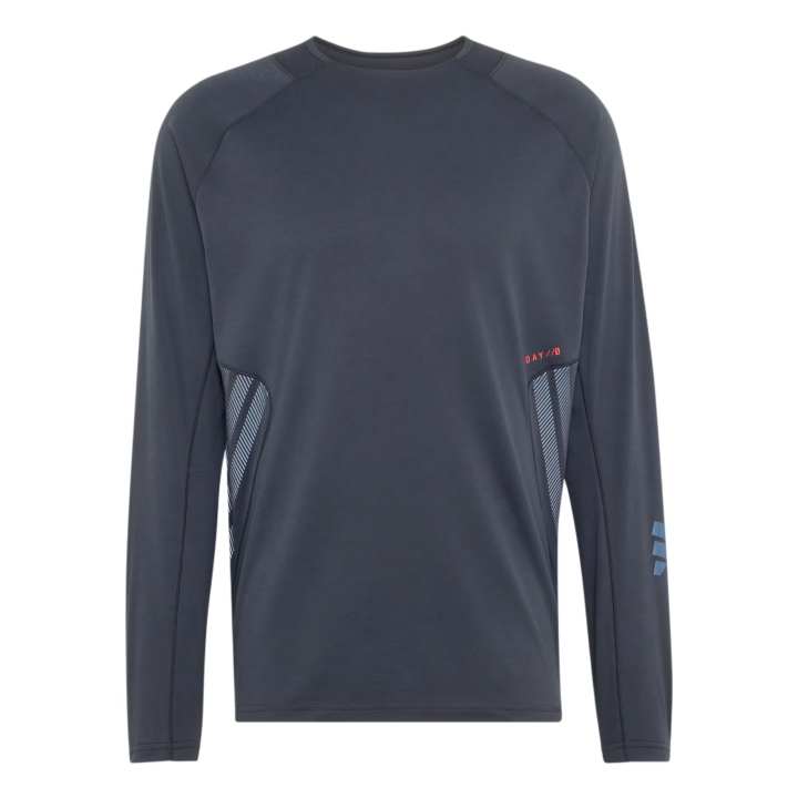 Adidas Adidas Day Running T Shirts Men's Night Gray Crew Neck Moderate
