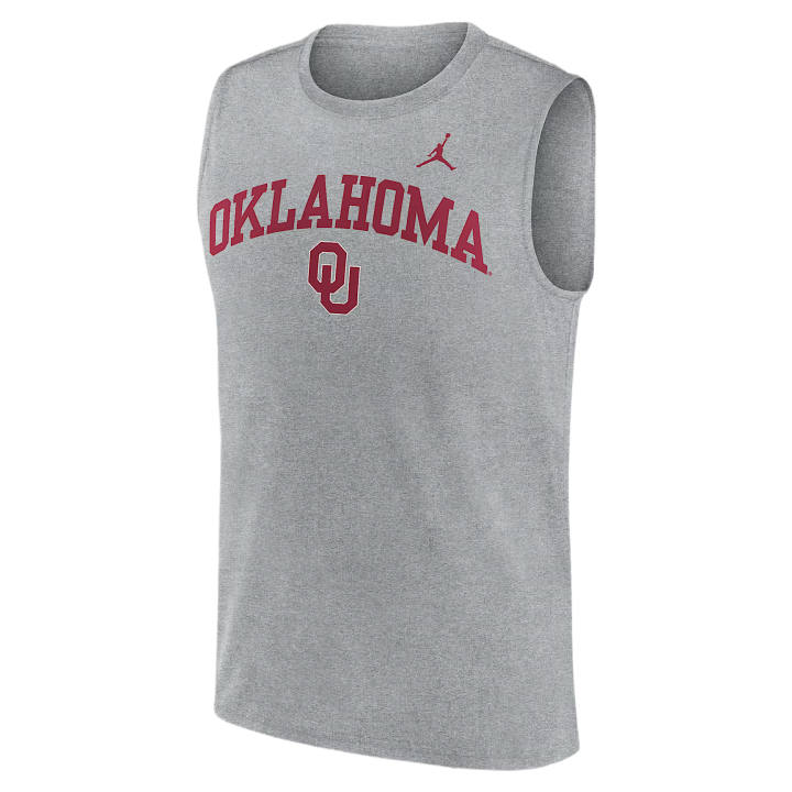 Jordan Jordan Tank Tops Men's Gray Crew Neck Moderate Other