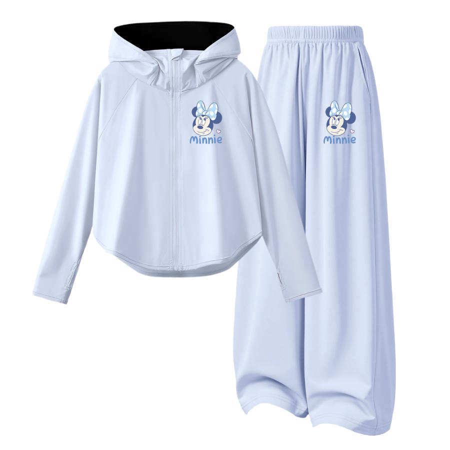 Disney Kids Casual Sportswear Hooded Non Detachable Thin Stretch