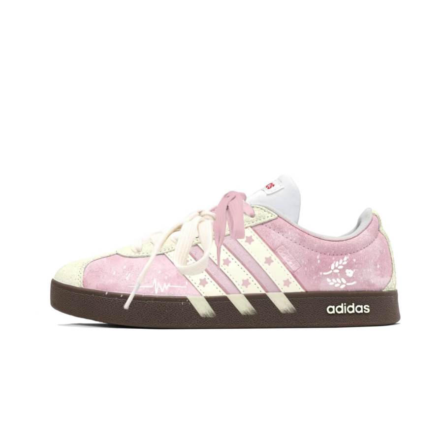 Adidas Adidas VL COURT 2.0 Skateboard Shoes Women's Low Top Ecru
