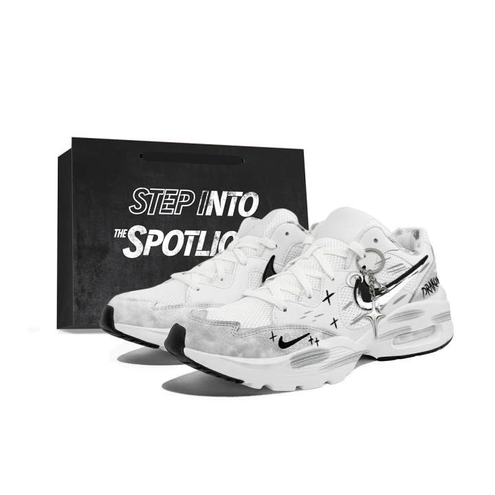 Nike Nike Air Max Fusion Running Shoes Unisex Low Top White/Gray