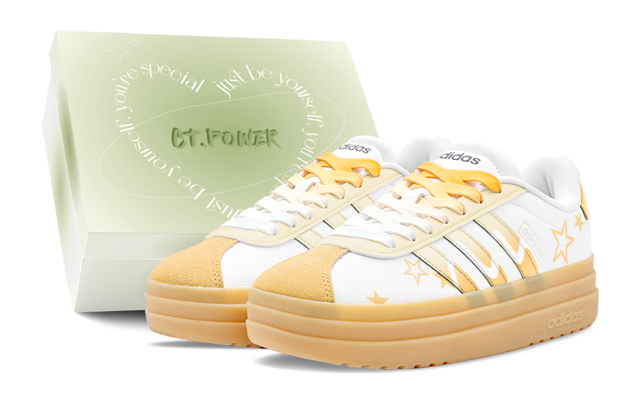 Adidas Adidas VL Court Bold Skateboard Shoes Women's Low Top White/Orange