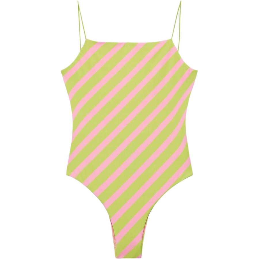 ZARA One Piece Swimsuits Women's Lime