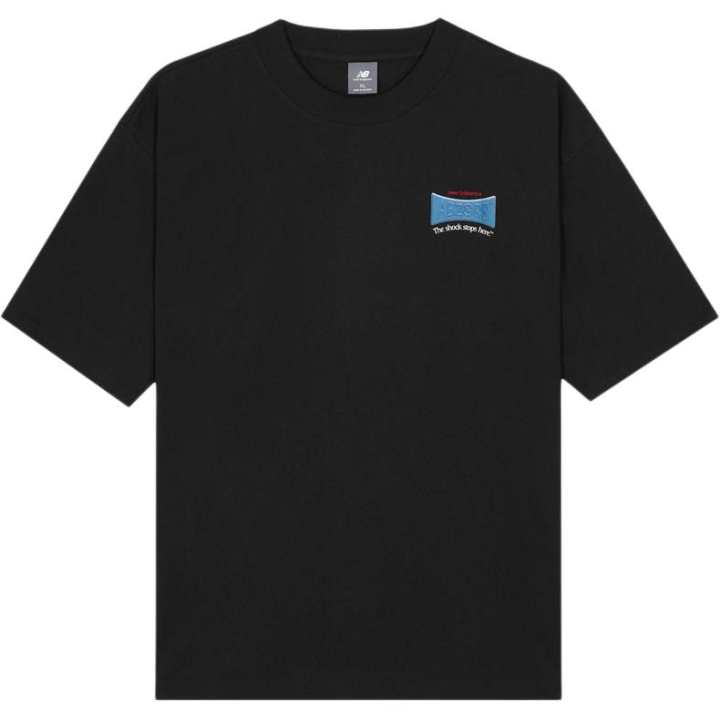New Balance New Balance T Shirts Unisex Black Crew Neck