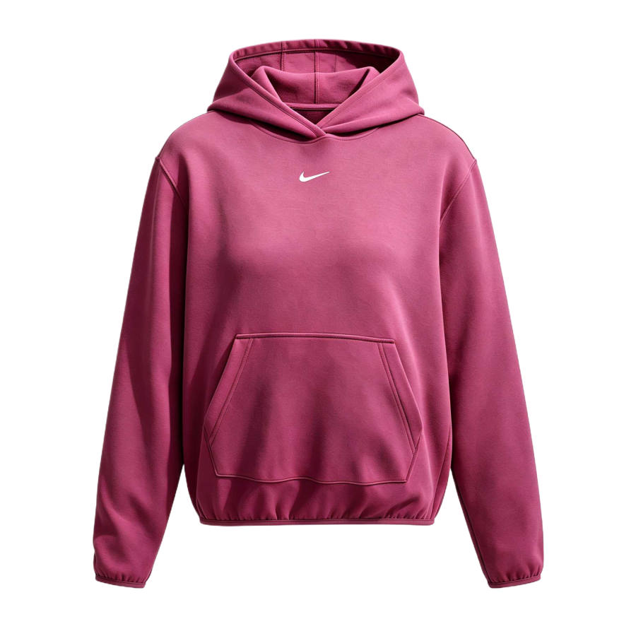 Nike Nike Dri FIT Sport Sweatshirts Women's Pink Mist/White Hooded Non Detachable Moderate