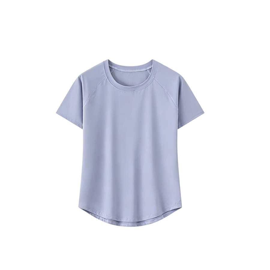 Sugarfunk Quick Dry T Shirts Women's Crew Neck Thin Straight Fit