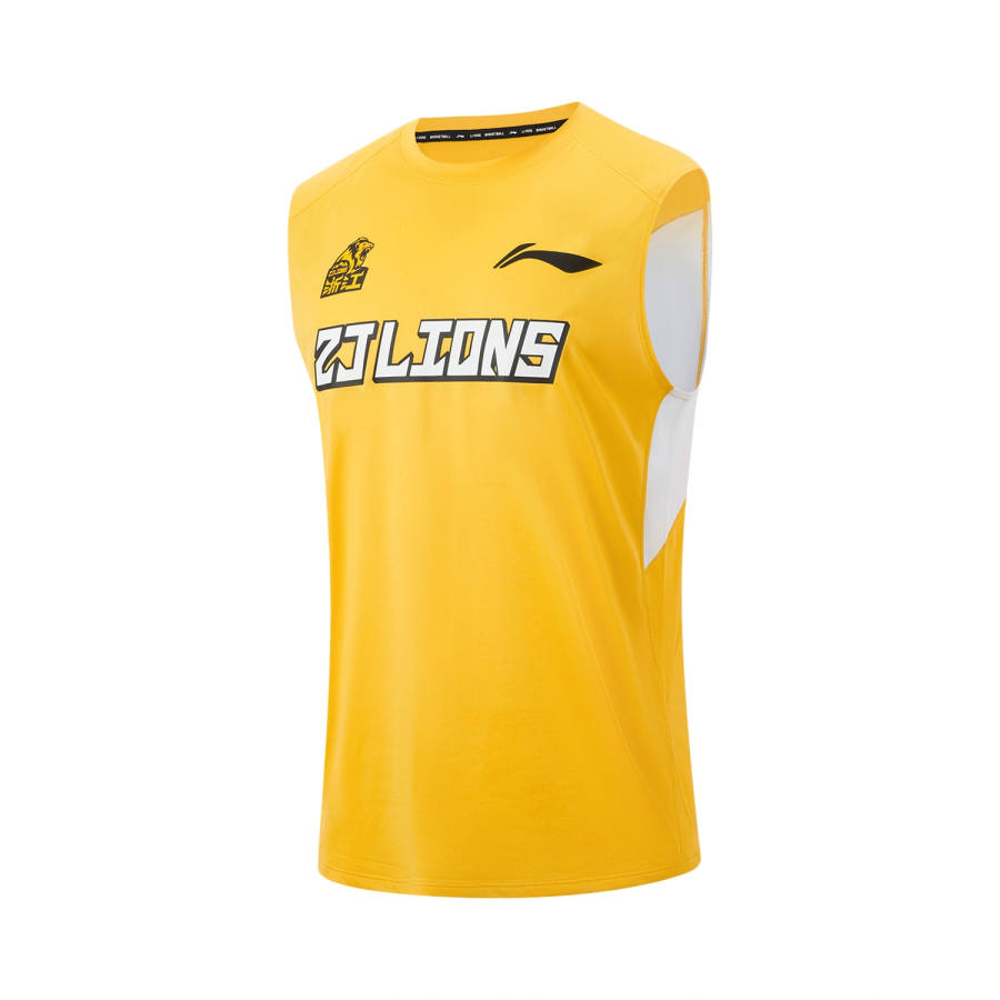 Li-Ning Li Ning Professional Basketball Collection Basketball Jerseys Men's Guangsha Huang Crew Neck Moderate Straight Fit