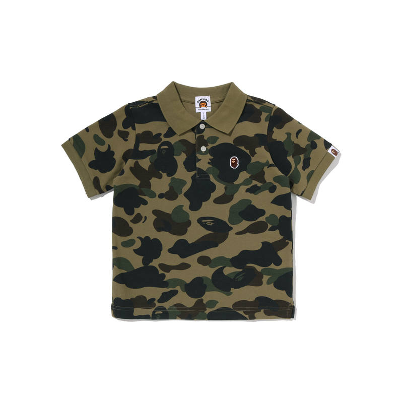 A BATHING APE Pre School Polo Shirts Polo Collar Moderate