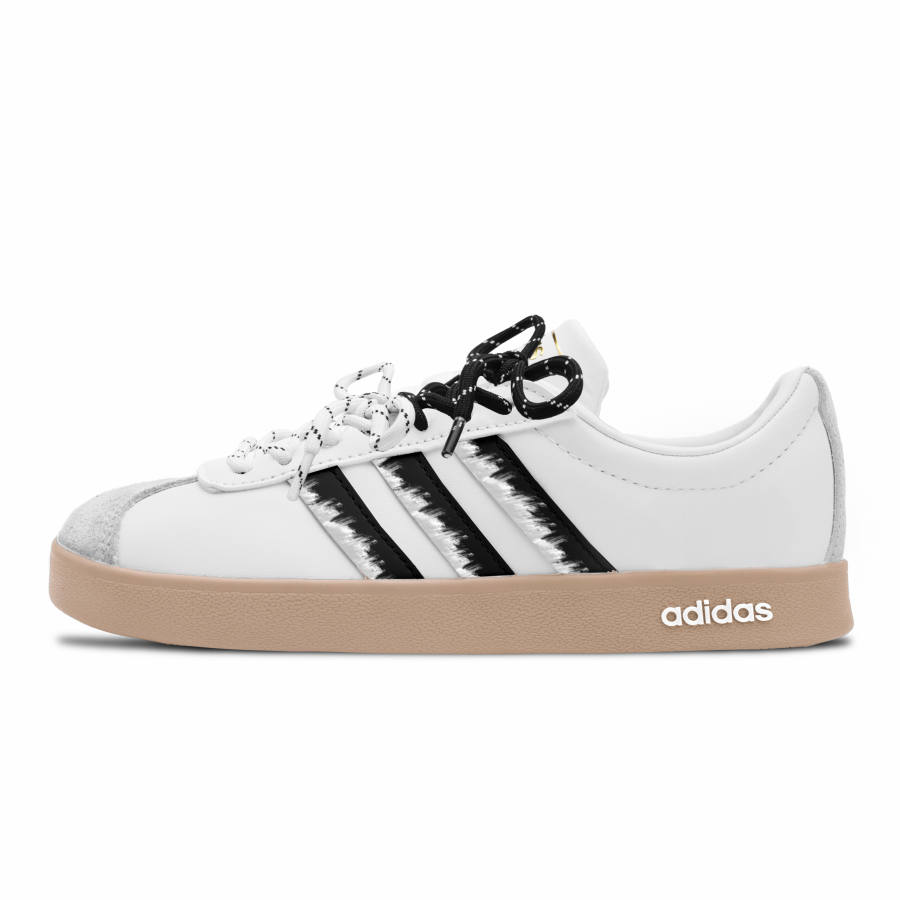 Adidas Adidas VL COURT 2.0 German Army Trainers Unisex Low Top White/Black