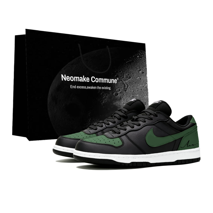 Nike Nike Dunk Skateboard Shoes Men's Low Top Black Purple