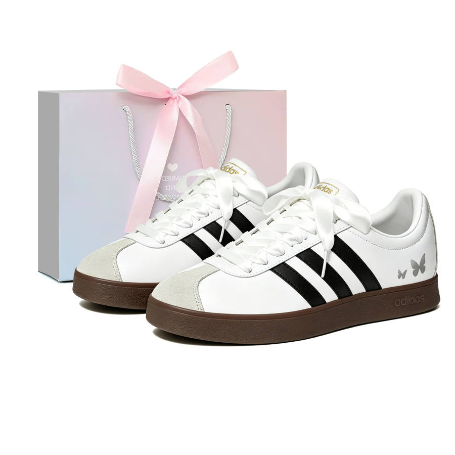 Adidas Adidas VL COURT 2.0 Skateboard Shoes Women's Low Top Black