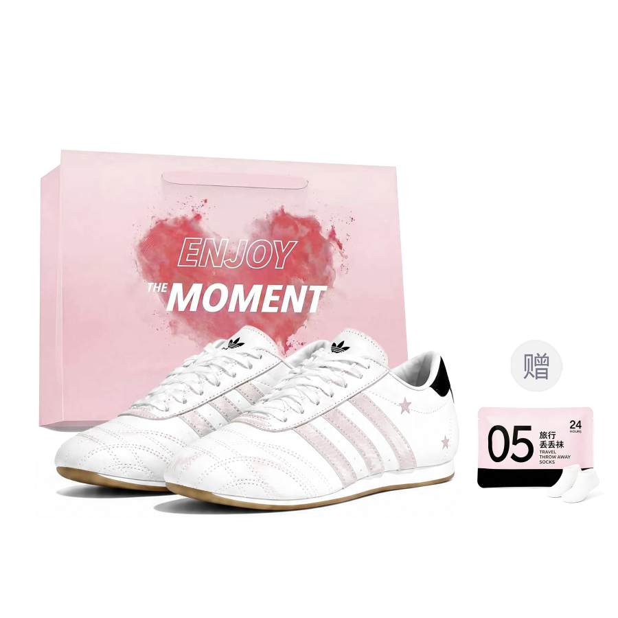 Adidas Originals Taekwondo Training Shoes Women's Low Top White/Pink