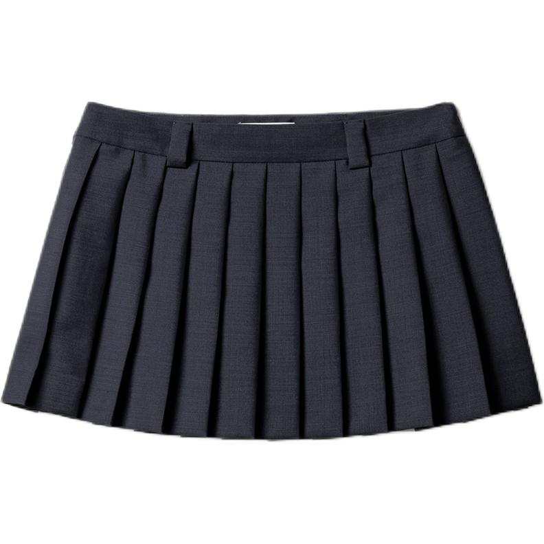 MIU MIU Casual Short Skirts Women's Blue Moderate Short Skirt