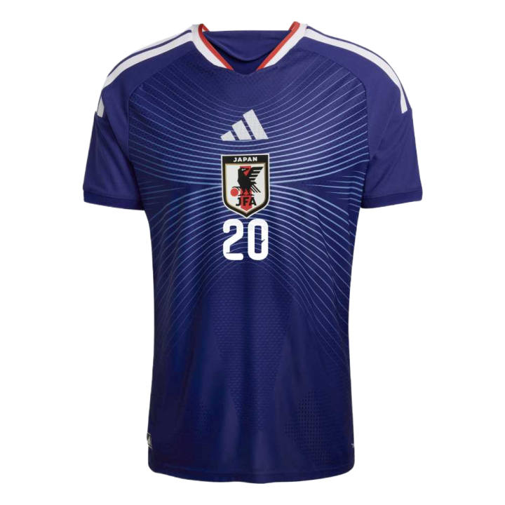Adidas Adidas Japan National Team Soccer Jerseys Unisex Blue/Smoke Blue V Neck Moderate