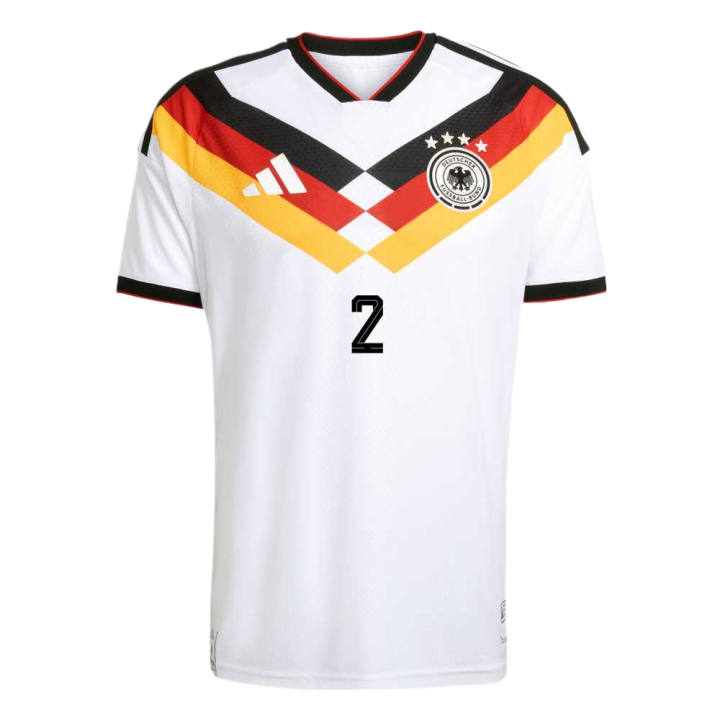 Adidas Adidas DE National Team Soccer Jerseys Unisex White V Neck Moderate